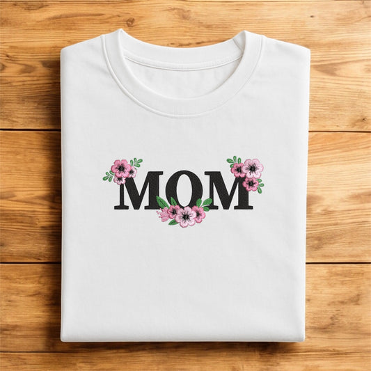 T-shirt mom fiore