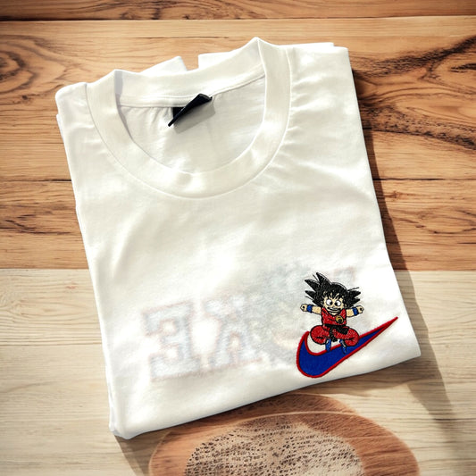 t-shirt dragon ball doppio ricamo