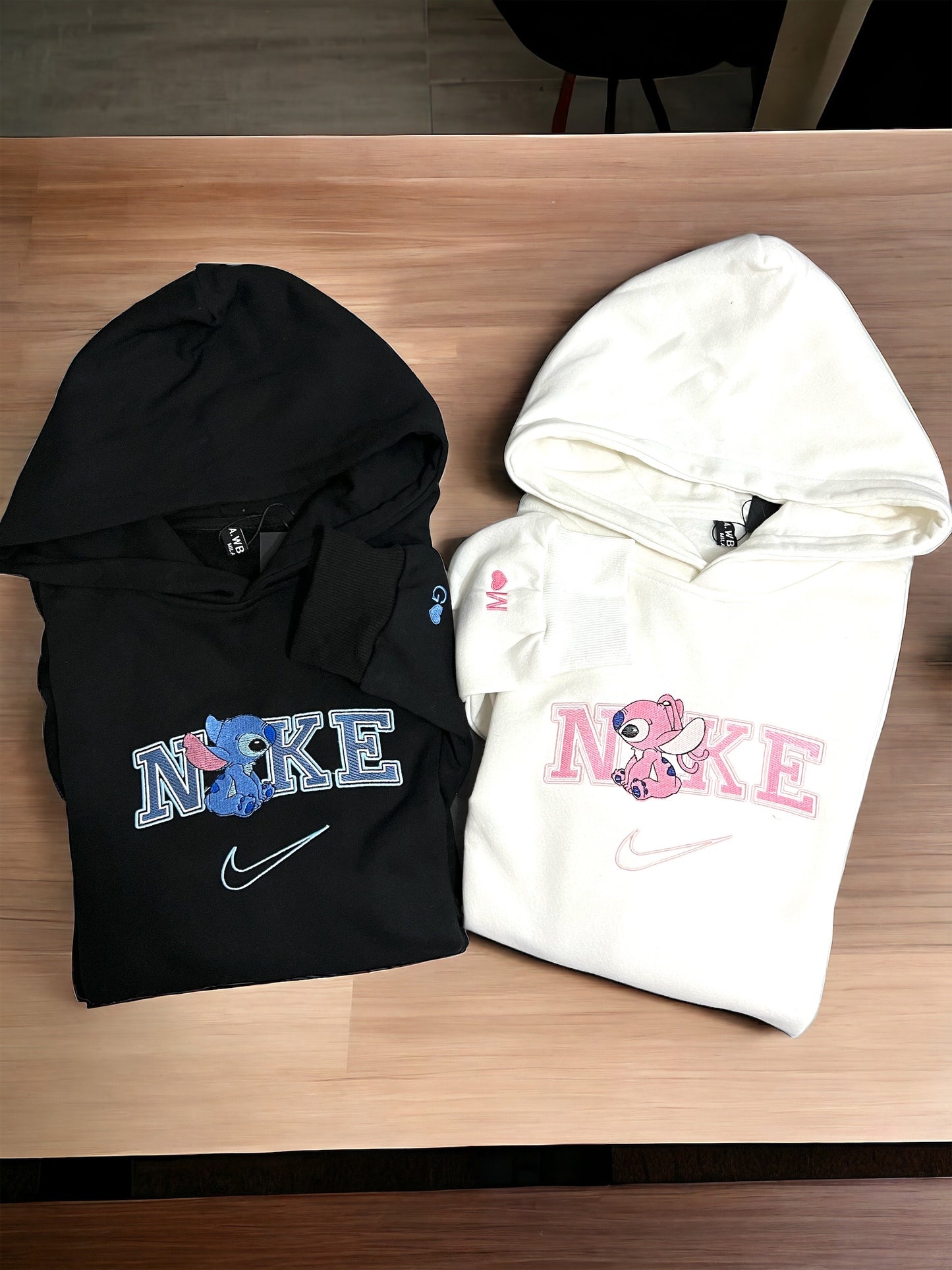 Felpa stich/ angel swoosh