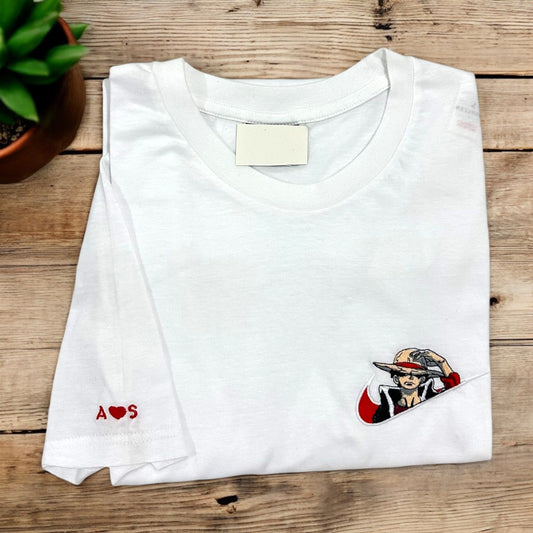 t-shirt rubber swoosh piccolo