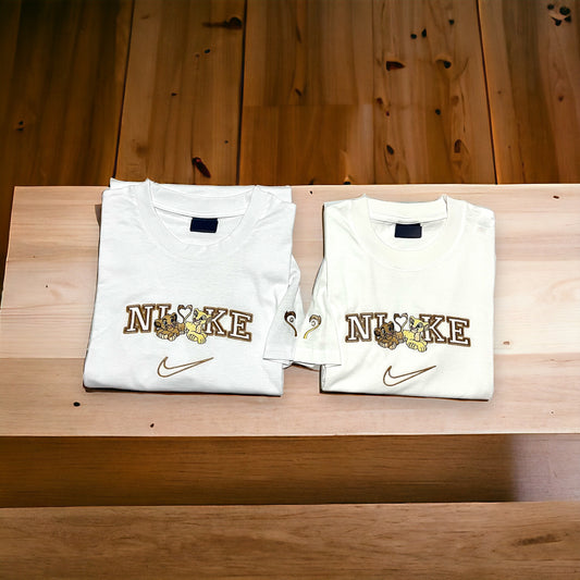 t -shirt simba nala code cuore