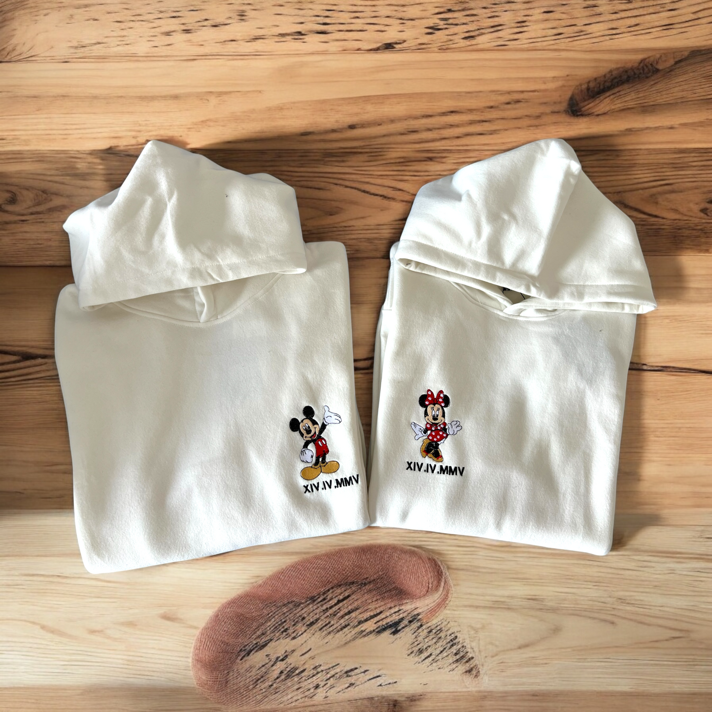felpa minnie/topolino heart