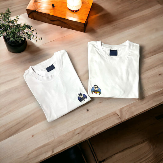 t-shirt batman e robin