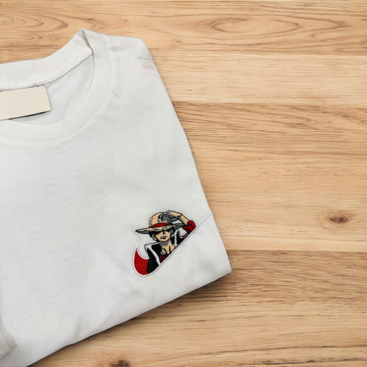 t-shirt rubber swoosh piccolo