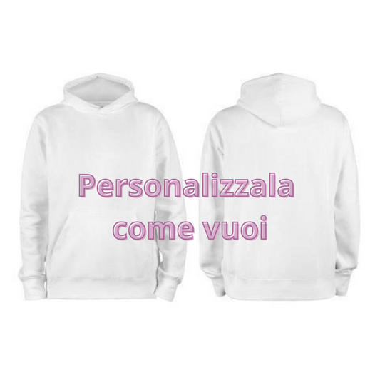 personalizza tu la tua felpa con disegno