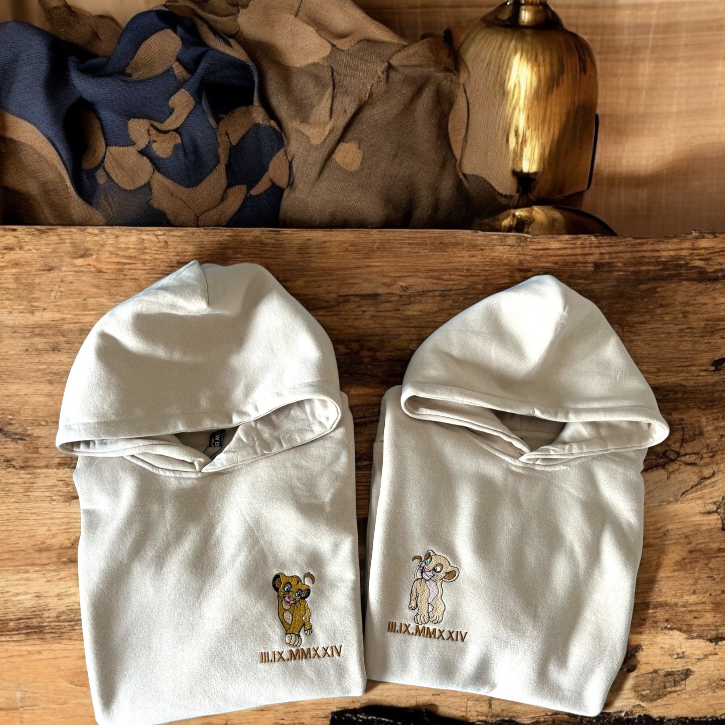 felpa simba  e nala heart