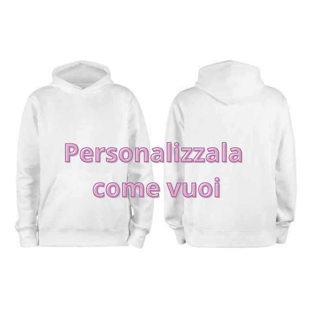 personalizza tu la tua felpa con disegno